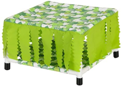 Smådjurssäng - 25 x 25 x 22 cm, mjuk säng, | avtagbar för hamster, varmt marsvinshus, dubbeldäck hängmatta loft, tvättbart litet djur