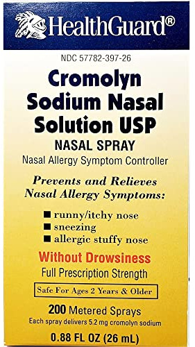 Cromolyn Sodium Nasal Solution 26mL *Pack of 2 Bottles Only