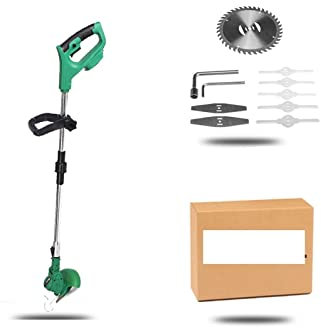 Taille-haie, Coupe-Herbe, cisaille à haie, 2000W 88VF Tondeuse à Gazon électrique Coupe-Herbe sans Fil Taille-haie Longueur Ajuster élagage Outils de Jardin pour Jardin, pelouse(No Battery)