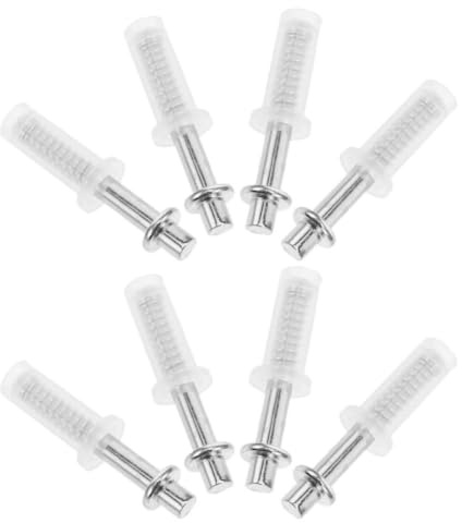 NUOBESTY 8 Pièces Ensemble de Quincaillerie pour Porte Pliante Pivot en Métal et Plastique, Résistant à L'usure, pour Balcon et Placard
