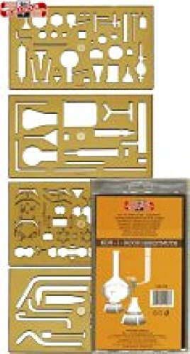 Schablone Chemie - 4er Set