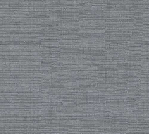 A.S. Création Vliestapete Happy Spring Tapete Uni 10,05 m x 0,53 m grau Made in Germany 347724 34772-4