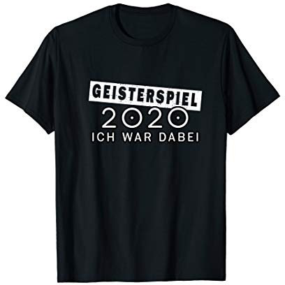 lustiges Geisterspiel Profi Fußball gucken T-Shirt