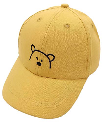 Yixda Baby Kids Kappe Junge Mädchen Verstellbar Sonnenhut Baseball Cap (Gelb)