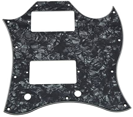 Dopro American Standard SG Guitar Full Face Pickguard passend für USA Gibson SG Special Guitar Black Pearl