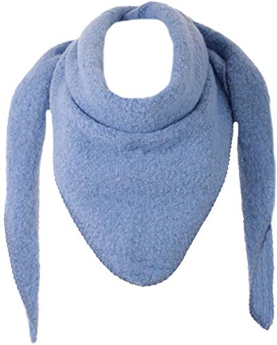 FASHION YOU WANT XXL Schal flauschig schal-tuch damen dicker dreieckstuch groß Wolle UNI Farben kuschelig