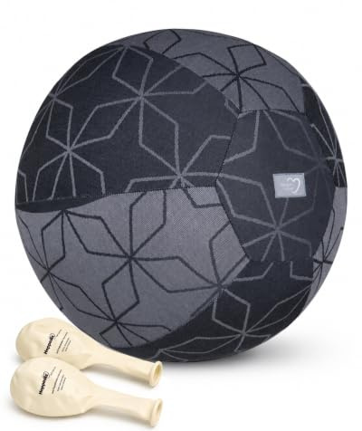 Hoppediz Ballonhülle Stoffball für Kinder, Malmö Stone
