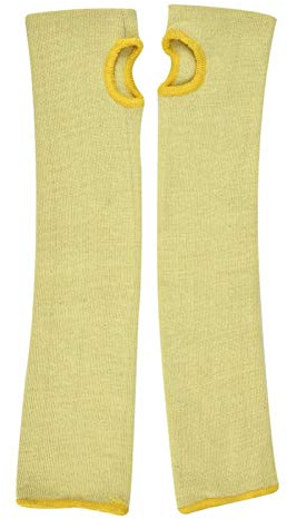 Kevlar Daumen Armschutzhülsen Industriearbeitshandschuhe Schutzhandschuhe für Sicherheit mit Öffnungsfunktion Robuste Handschuhe Arbeitsschutz