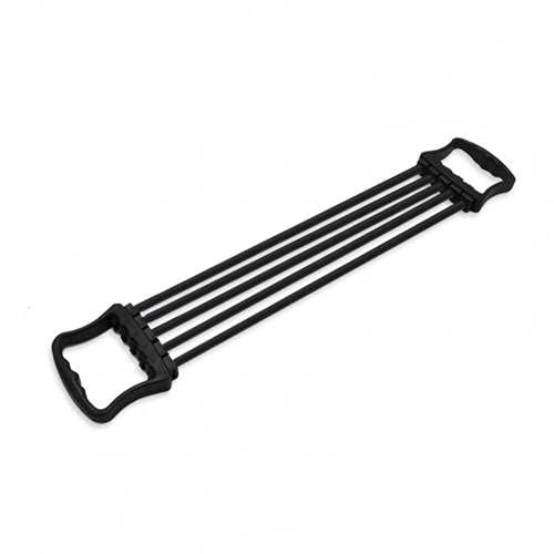 OUMIFA Multifunktionale Verstellbare Brust Expander Hand Trainer Fitness-Werkzeug Muskelausbildung Gummi-elastische Bands for Sportübungen(Black)