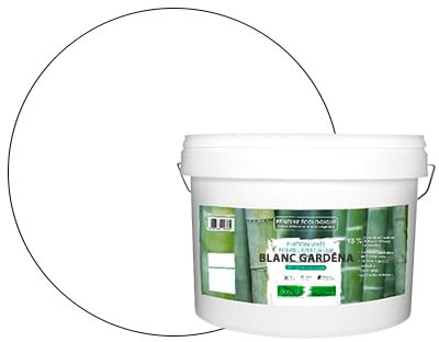 BOX DECO COULEURS Pintura de pared blanca gardenna natural ecológica interior y exterior mate Natura – 10 l/130 m²