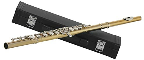 16-Loch Flöte Golden Silver Key Flöte Mit Aufbewahrungsbox Zubehör Professionelles Holzblasinstrument Querflöte Anfänger