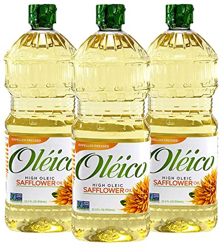 Oléico - Aceite de cártamo alto oleico de 33 onzas líquidas (paquete de 3)