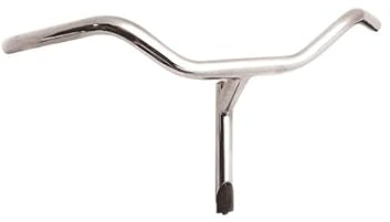 MANUBRIO CROMATO IN ACCIAO 22,2 MM PER BICI OLANDA BICICLETTA DA PASSEGGIO CITY BIKE UNIVERSALE DONNA UOMO IDEALE PER BICI 24 26 28