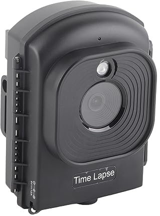 Akozon Zeitraffer-Videorecorder, Aufnahmekamera bei Schwachem Licht, Vollfarb-Weitwinkelobjektiv, Zeit Im Freien, 1080P HD, 2,4-Zoll-TFT-Bildschirm