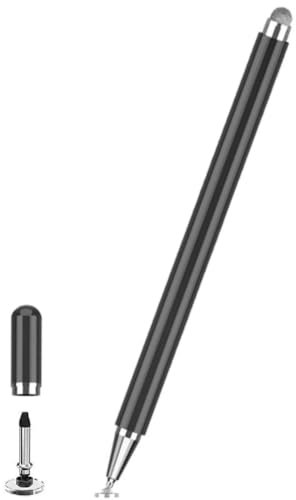 yelzoolny Eingabestift für Samsung Galaxy Tab A9+, A8, A7, A7 Lite, hohe Empfindlichkeit und Präzision, kapazitiver Touch-Stift für Apple iPad, Fire HD, Microsoft Surface alle Touch-Geräte (schwarz)