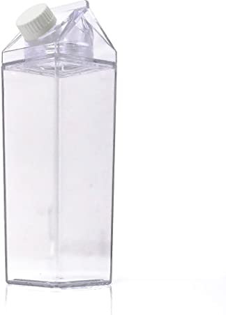 Bouteille d'eau en carton de lait 1000 ml respectueux de l'environnement réutilisable en forme de carton de lait bouteille d'eau bouteille d'eau bouteille de thé enfant