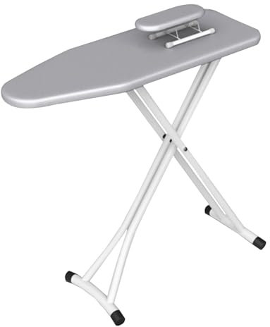 Tabla de Planchar Plegable Que Ahorra Espacio Diseño Móvil con Soporte para Plancha Viajes y Espacios Pequeños(130 * 34 * 90cm)