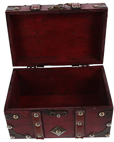 Levemolo Retro Holz Schmuckkästchen Mit Schnappverschluss Kleine Aufbewahrungsbox Für Ringe Und Schmuck Vielseitige Holztruhe Für Ohrringe Ketten Armbänder Schmuckaufbewahrung Im Vintage St