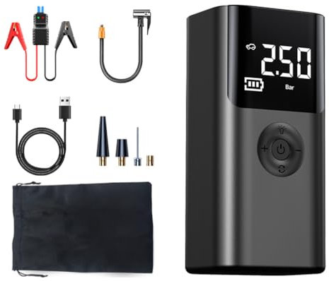 DCZBYCJ Voiture Compresseur à Air Portatif pour Suzuki D Max 2021-2025, Compresseur à Air Portatif Gonfleur Pneus Voiture Accessoires