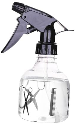 DEARMAMY 6pcs Hairdressing Spray Bottles Pet Material Portable Oblique Mouth for Salon Use