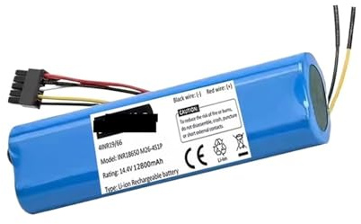 Batería De Iones De Litio De 14,4 V, Compatible Con CECOTEC, CONGA 3090, 3091, 3092, 1690 Y 2090. Baterías De Repuesto For Robots Aspiradores.(4000mAh)