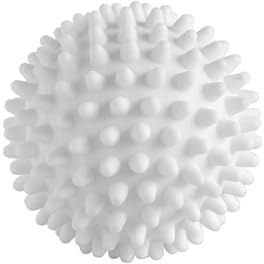 Tvättboll, återanvändbar, PVC, anti-wrap, sköljmedel, fläckborttagning, torkbollar, tvättmaskinsrengöring, hushållstillbehör (1 st vit)