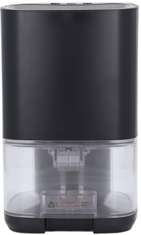 Thonlai Deshumidificador Pequeño de 35 Oz, Luz LED de 7 Colores, Deshumidificación Diaria de 450 Ml con Apagado Automático y 2 Modos, para Dormitorio, Baño, Armario, Sótano, RV (Enchufe europeo 1500w)