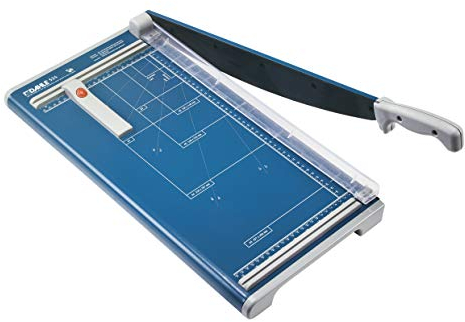 Dahle 534 Hebel-Schneidemaschine (bis DIN A3, Schnittlänge 460 mm, 15 Blatt Schneidleistung) Blau