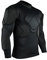 Lalander T-shirt de protection à manches longues - Rembourré - Pour football, basketball, paintball, arts martiaux, rugby