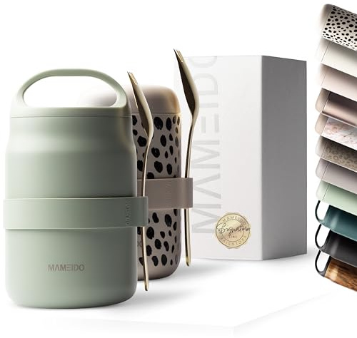 MAMEIDO Boîte repas isotherme 800 ml (Desert Sage)