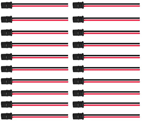 Bulb Socket Holder, 20pcs T10 W5W Light Bulb Extension Socket Holder Connector Soft Rubber for Cars Bikes Boats t10 Socket Push in t10 Socket t10 Socket with Wire t10 Support w5w