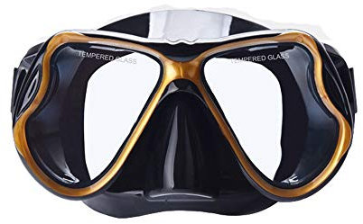 BONOOL Schnorcheln, Freitauchen, Maske, Taucherbrille, 180°-Panorama-Taucherbrille, für Erwachsene/Schnorcheln/Tauchen/Schwimmen