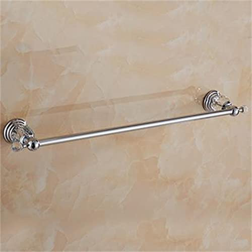 Estante de Ducha de latón, Soporte de Papel higiénico, Montaje en Pared de Cristal Plateado, toallero, Soporte para escobilla de baño, Juego de Accesorios (Color: D, Tamaño
