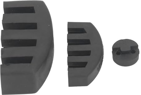 3-teiliges Gummi-Übungsdämpfer-Set für Violine, Leichte Klaue, Runder Dämpfer-Schalldämpfer für Violine und Cello