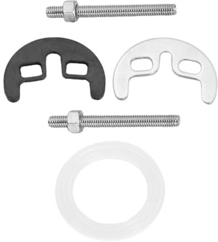 DOITOOL Faucet Fixing Fitting Kit with Fastening Circlip Washer and Antiloosing Nut for Kitchen and Wash Basin Tap Repair, Double Rod Mount Bracket with Screws, Plumbing Accessory Random Random Color