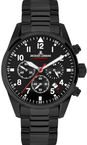 JACQUES LEMANS Barcelona 42-2H Herrenchronograph