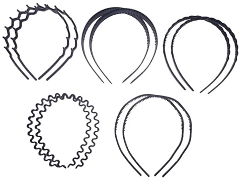 Ipetboom 10pezzi Cercchietti Per Capelli Denti Cercchietti Per Capelli Da Doccia Fascia Per Ornamenti Per Accessori Per Da Donna