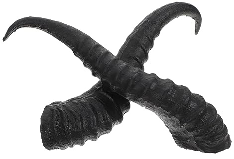 AKOOSY Artificial Sheep Antlers Horns Headband Lightweight Plastic for DIY Halloween Costume and Performance Props