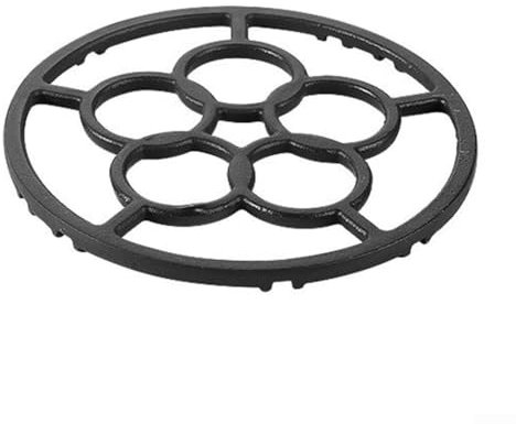 Grille de réchaud en fonte pour divers ustensiles de cuisine Compact et pratique