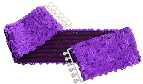 Beaupretty Glitzer Taillengürtel für Damen Funkelnder Pailletten Gürtel für Kleider und Tanzoutfits Stilvolles Accessoire für Casual Looks und Besondere Anlässe