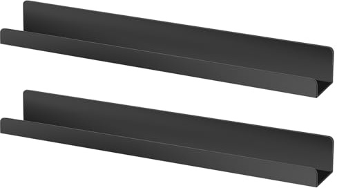 2 Pack Magnetic Shelves | Metal Floating Book Display Shelf Holder, Bookshelf For Whiteboard, School Supplies For Whiteboard Refrigerator Teacher Desktop Locker Cubicle Classroom