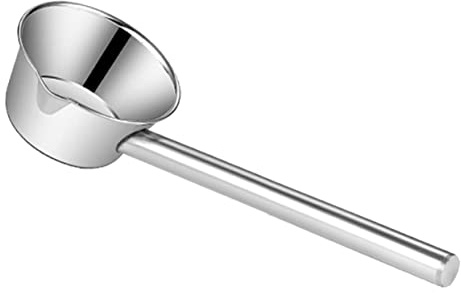 UKCOCO Cucina Acciaio Inossidabile con Lungo Scavino Resistente Cucina e Giardino Dipper in Acciaio per e Pulizia Verdure