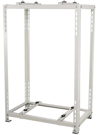 Soporte Montaje Para Aire Acondicionado Suelo,soporte Para Condensador Aire Acondicionado Doble Nivel Con Diseño Ajustable,para Una Instalación Segura Y Duradera(90x90x45cm/35.4x35.4x17.7in)