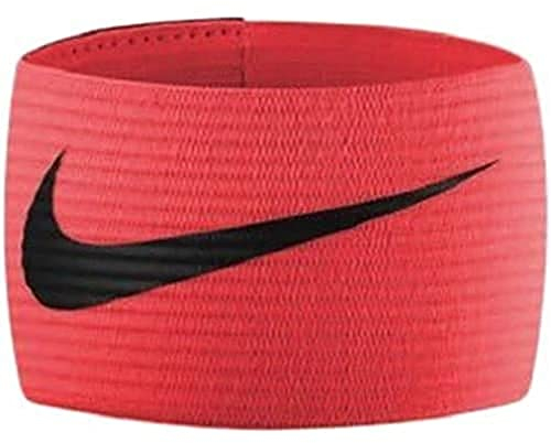 Nike Fussball Arm Band 2.0 Kapitänsbinde, Orange (Total Crimson/Black), One Size
