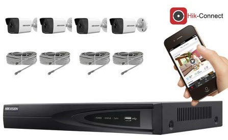 Hikvision - HIK-KITNVR2BULL2-001 - Kit vidéosurveillance 2 caméras bullet
