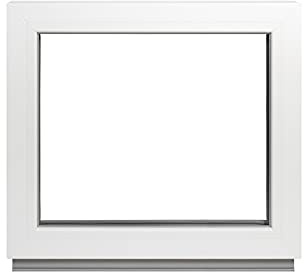 Finestra in plastica per finestre in vetro fisso, 45 x 40 cm (larghezza x altezza). Finestra con doppi vetri, per casette da giardino/garage, finestre, finestre in plastica di qualità (larghezza x