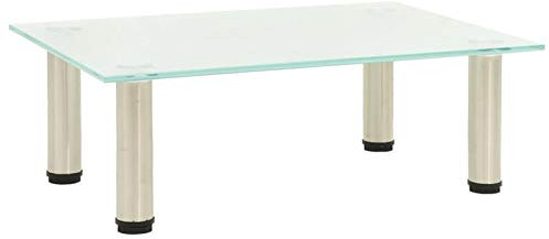 Tidyard Mobile Porta TV Moderno in Vetro Temperato,Porta TV in Vetro,Mobile TV in Vetro,Tavolino Porta TV in Vetro,40x35x17 cm/60x35x17 cm/80x35x17 cm