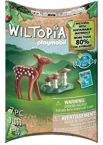 PLAYMOBIL Wiltopia Cervatillo, a Partir de 4 años