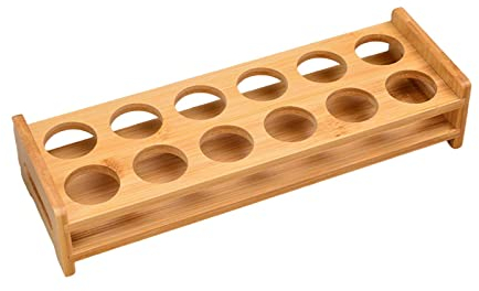 Holz-Schnapsglas-Halter, Getränkebecher, Aufbewahrung für Zuhause, Party, 12 kleine Löcher