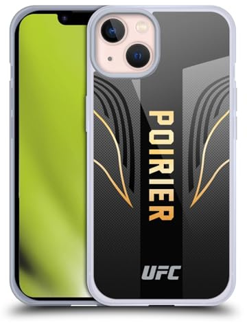 Head Case Designs sous Licence Officielle UFC Kit De Chasse Dustin Poirier Coque en Gel [Protection de Qualité Militaire] Compatible avec Apple iPhone 13 Et Compatible avec MagSafe